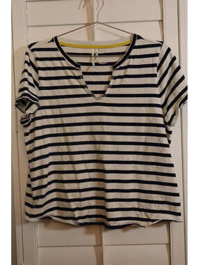 Anthropologie striped T-shirt size Large